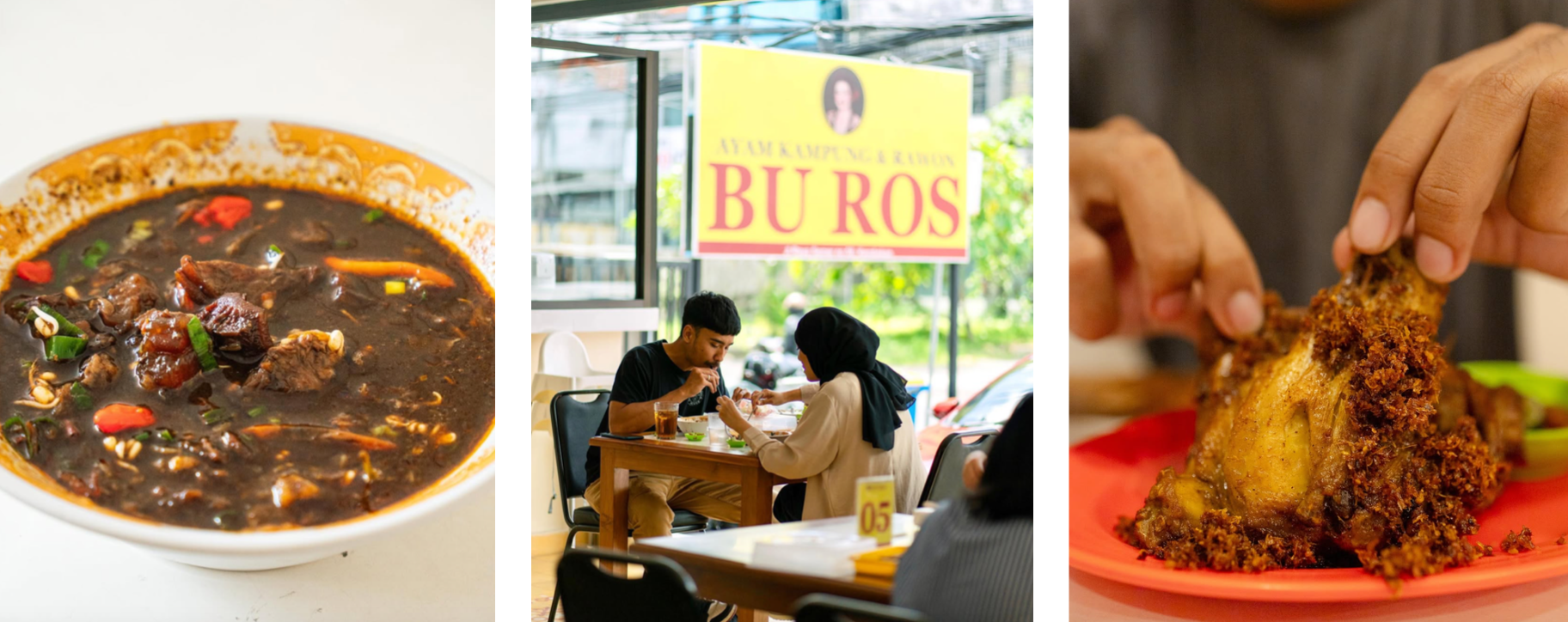 Indonesian food in Bali - Bu Ros