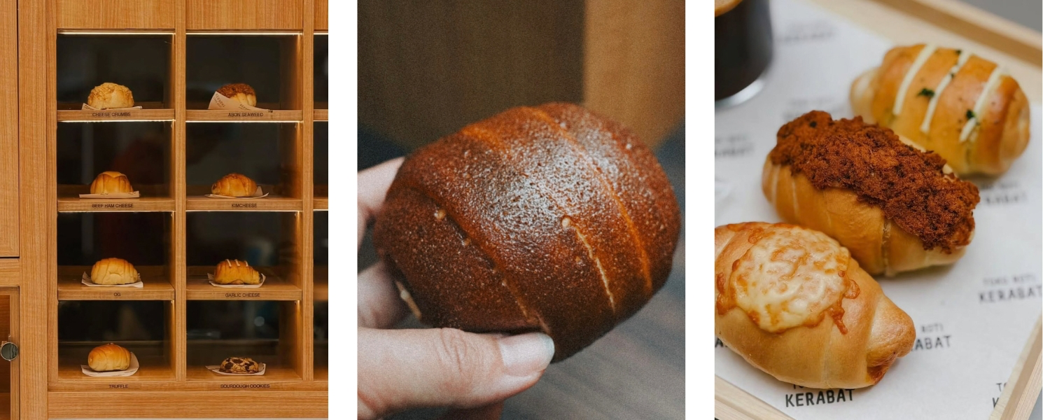 Salt bread in Bali - Toko Roti Kerabat