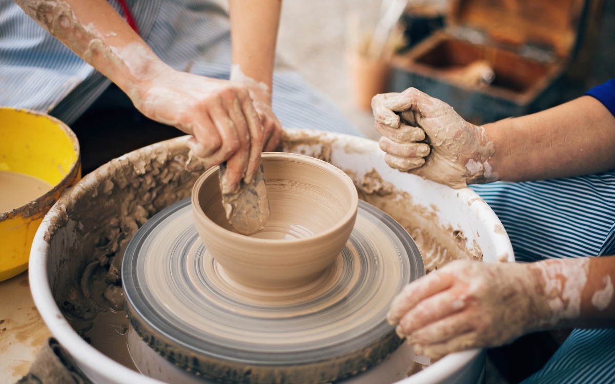 Indoor things to do in Bali - pottery